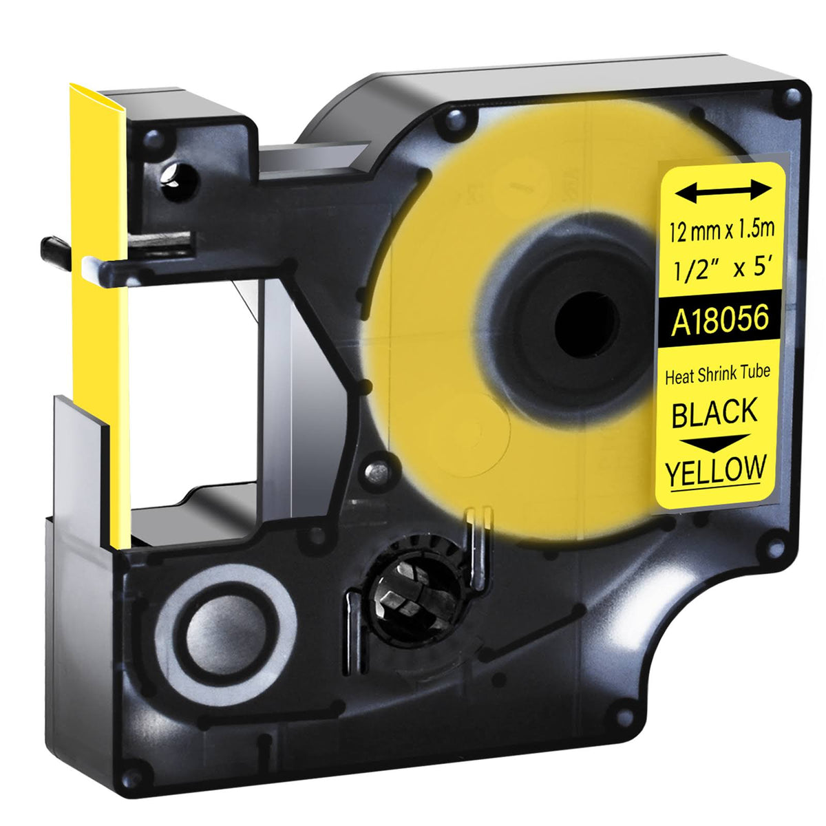 20pk Black on Yellow Heat Shrink Tubes V14944