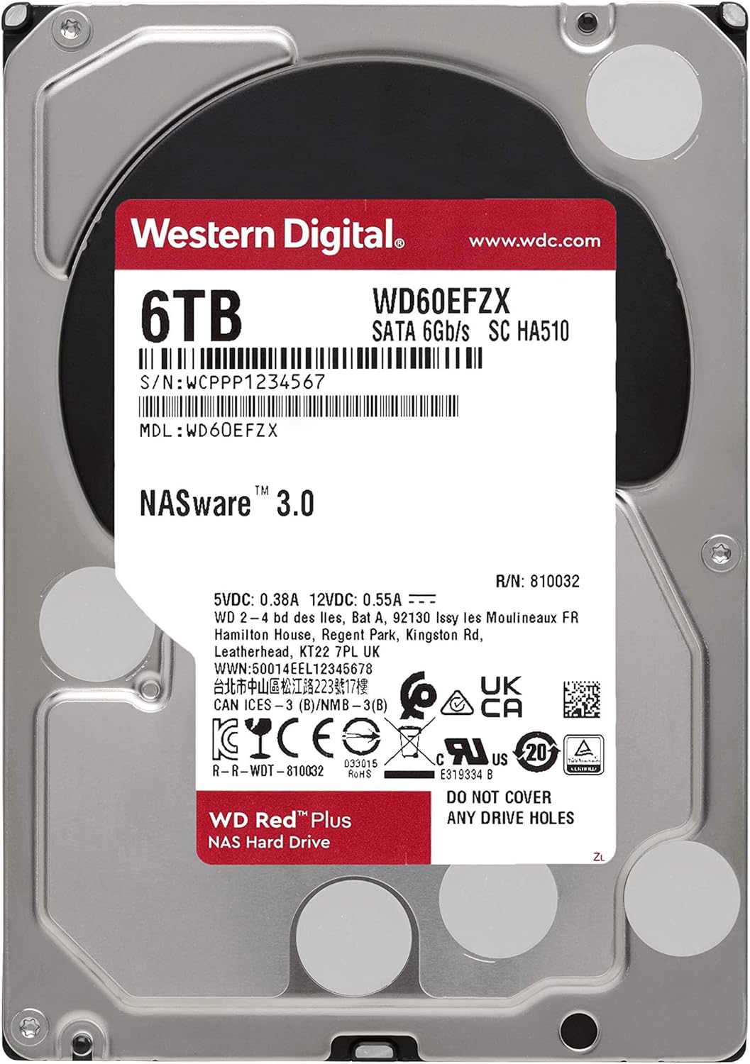 6TB NAS Internal Hard Drive HDD N3605