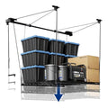 Carbon Black 4x4 Ft Heavy-Duty Overhead Garage Storage Rack F9540