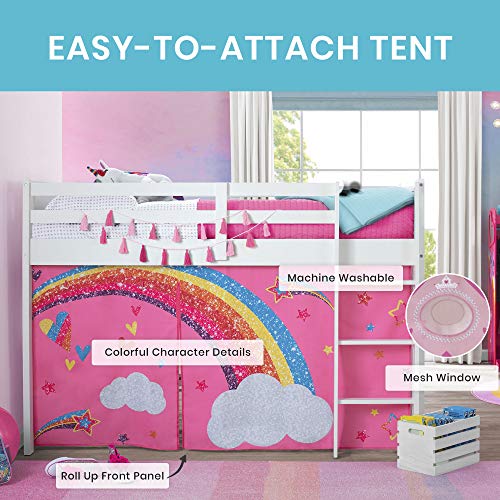 Loft Bed Tent Curtain Set for Low Twin P176