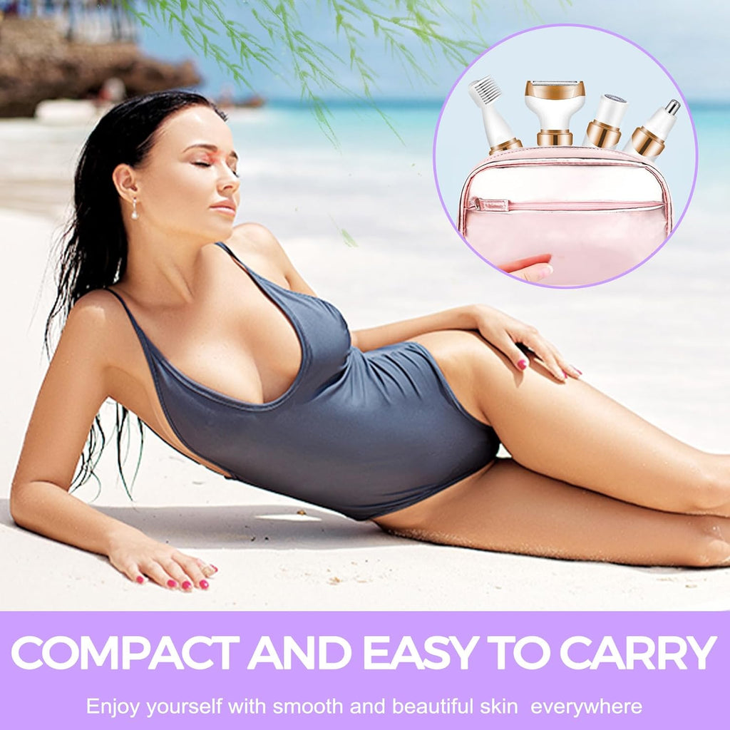 4 in 1 Rechargeable Electric Razor for Women A36608