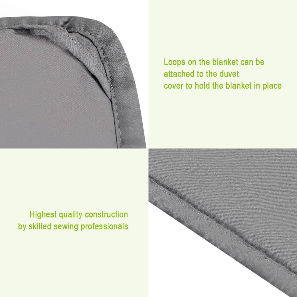 100% Cotton 15 lbs Glass Beads Weighted Blanket N8022