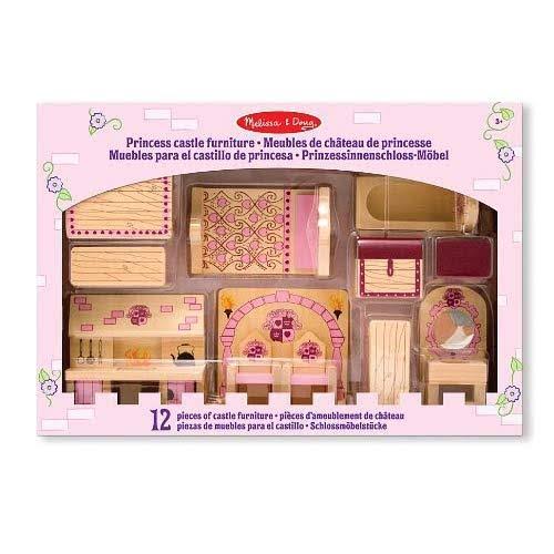 12 Pcs Wooden Dollhouse Furniture M4485