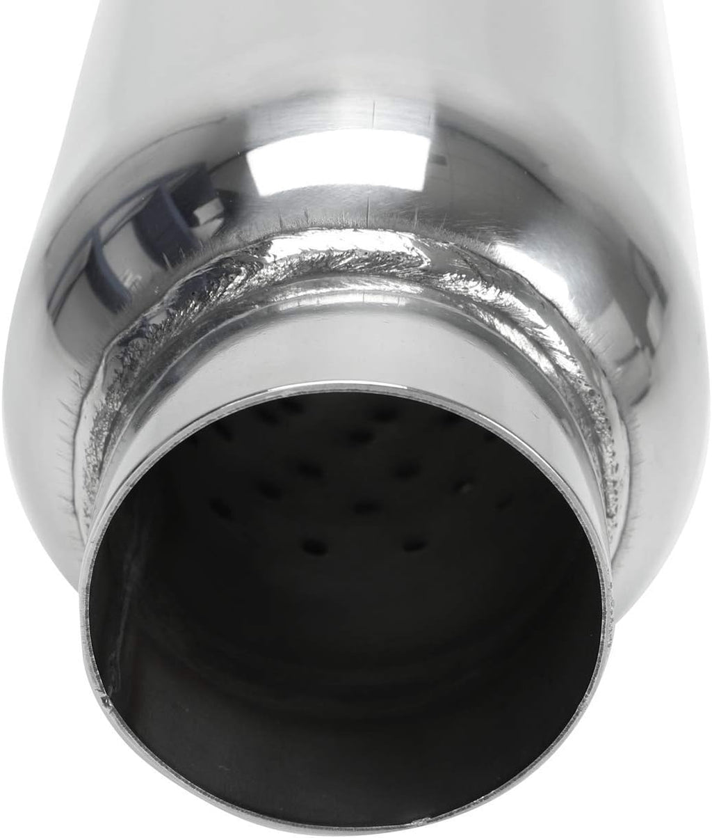 2.5 Inch Stainless Steel Weld-on Exhaust Muffler Pack of 2 H335361