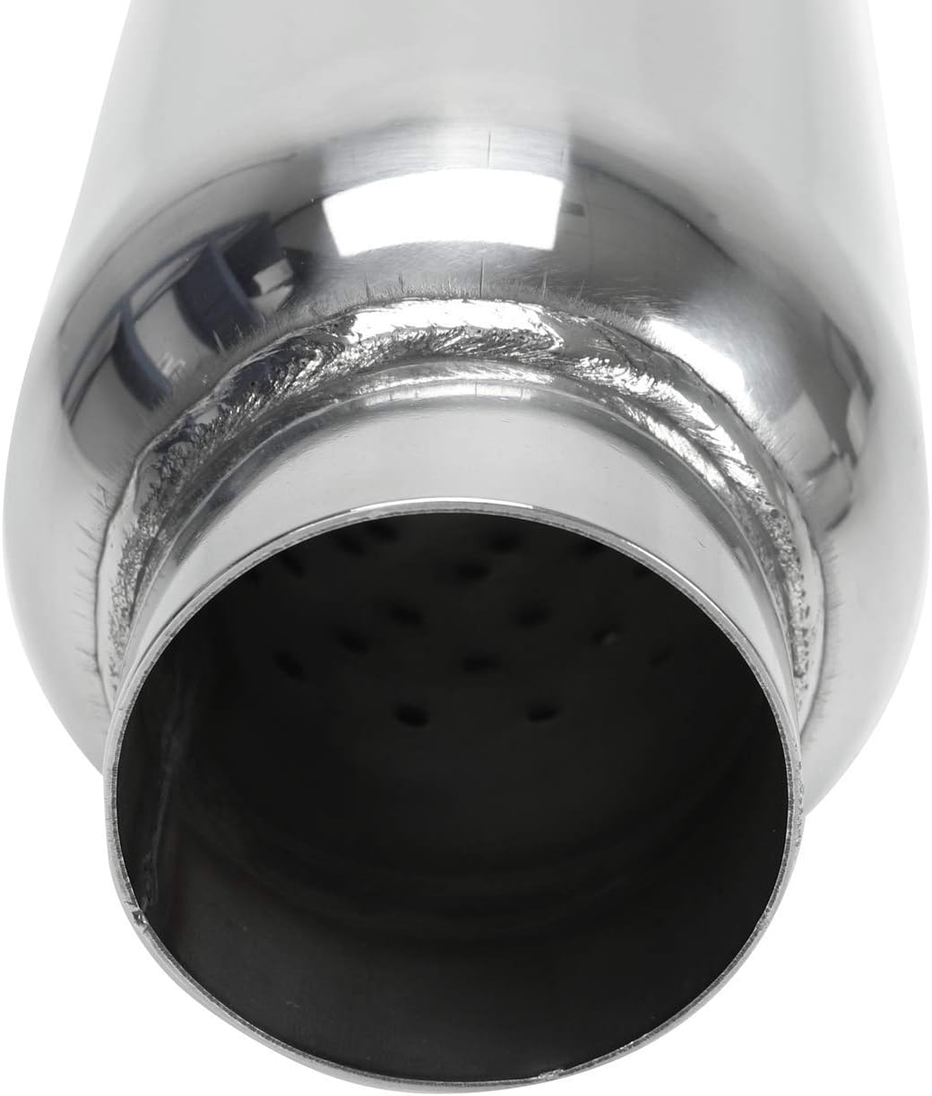 2.5 Inch Stainless Steel Weld-on Exhaust Muffler Pack of 2 H335361