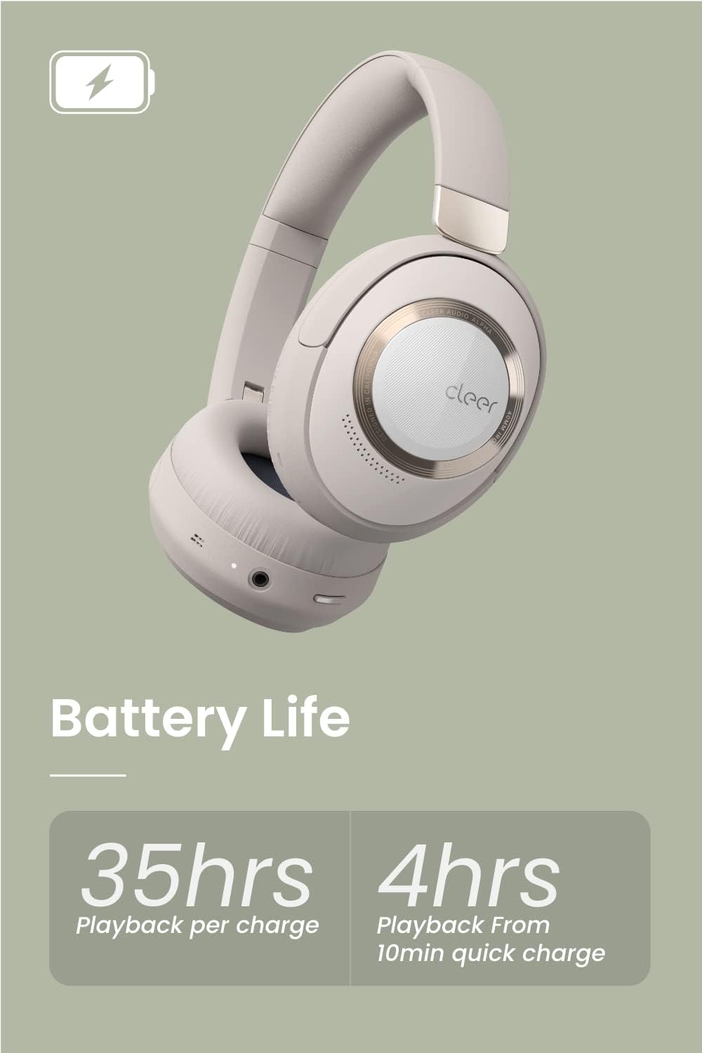 Alpha Noise Cancelling Bluetooth Headphones M9296