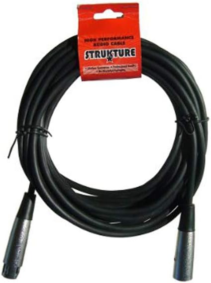 Black Dynamic Capture Mic with Microphone Stand & XLR Cable X92744