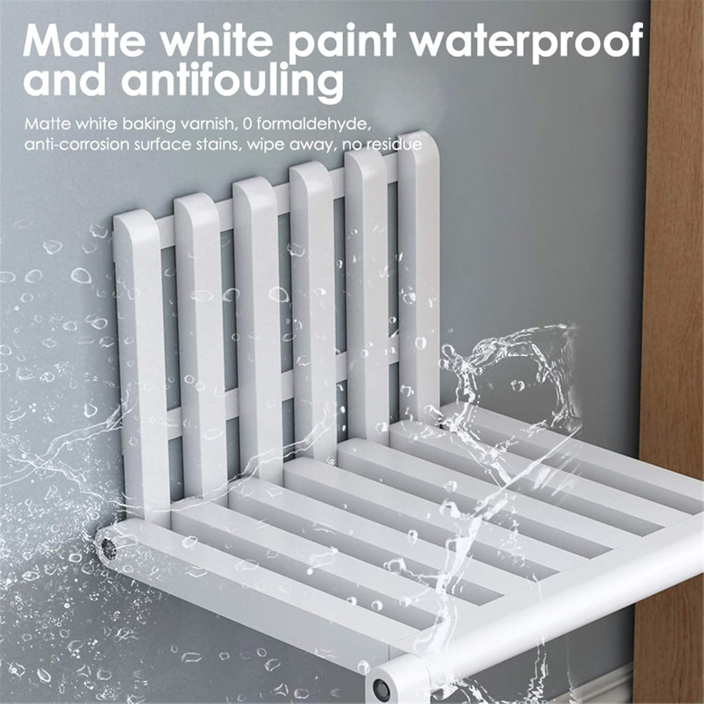 Wall Mounted Folding Chair Solid Wood F84188