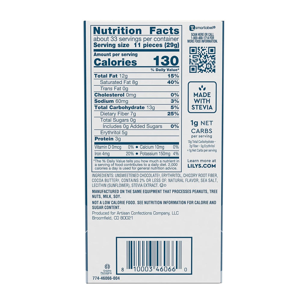 Salted Caramel Extra Dark Chocolate Bars, 2.8 oz (12 Count) F3935
