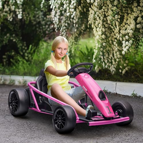 White 24V Electric Go Kart T8610