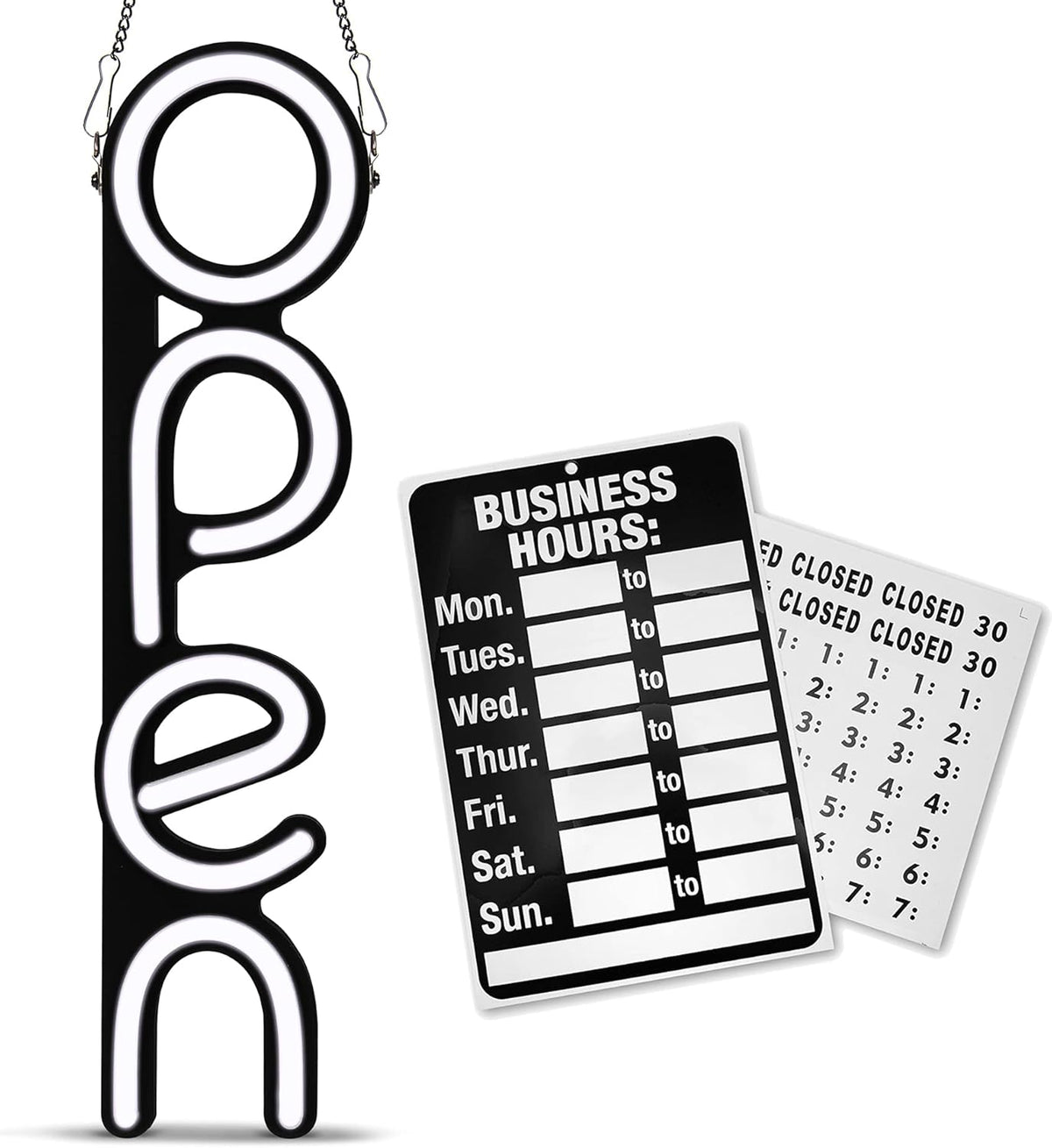LED Open Sign Pack of 2 Q391832