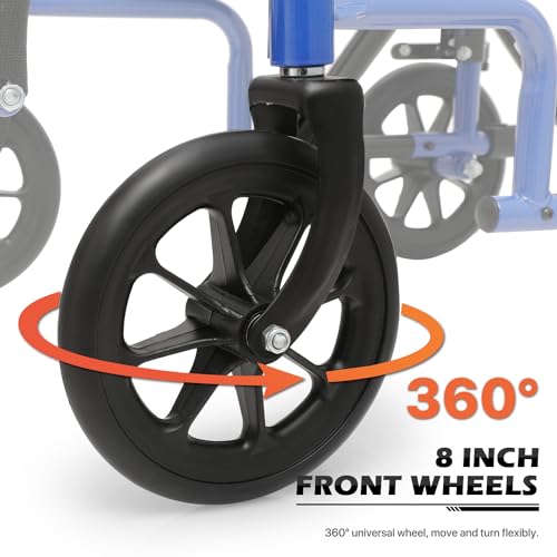 Lightweight 16 Inch Seat Wheelchair with Locking Hand Brakes K413457