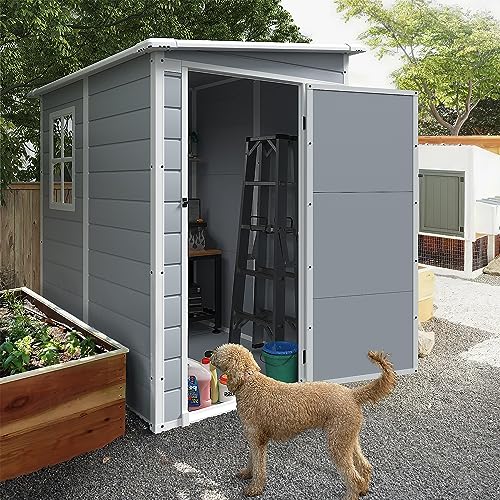 6 X 4 FT Resin Outdoor Storage Shed M38846