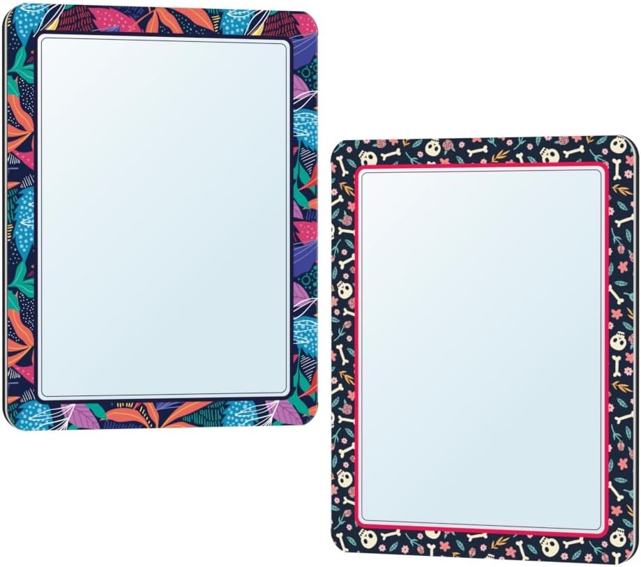 Magnetic Mirrors for Locker, 5 inch x 7 inch, 2 Pack P3346