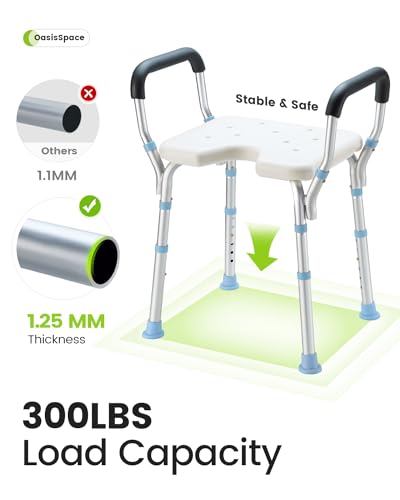 Heavy Duty Shower Chair with Back and Arms 300lb P692274