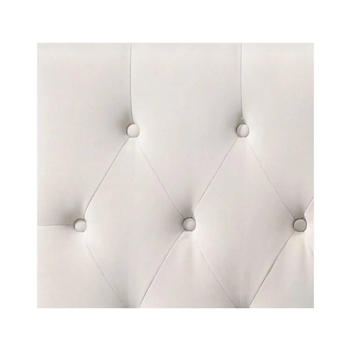 Beige Twin Size Linen Bed with USB Power Connection F27426