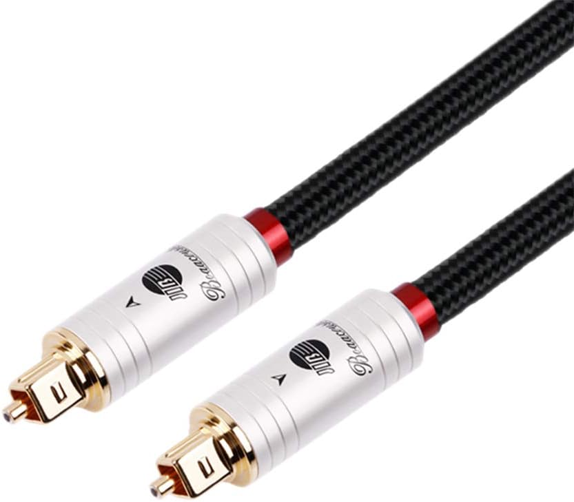 Fiber Optical Audio Cable Toslink Male to Male 6ft J989