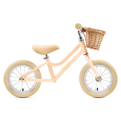 12 Inch Kids Balance Bike with Basket, Peach U886