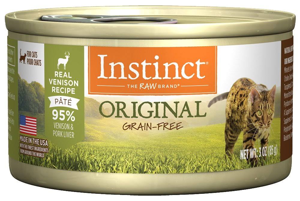 Grain-Free Venison Canned Cat Food 3 oz Case 24 I2902
