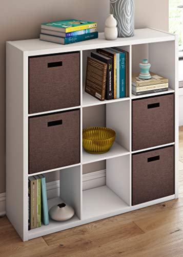 Black 6 Cube Storage Shelf Organizer H484078