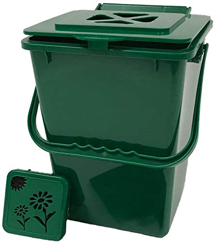2.4 Gallon Green Kitchen Compost Pail H52734