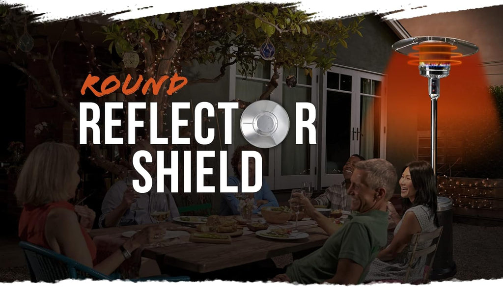 Patio Heater Aluminum Reflector Shield 32" Round A35574