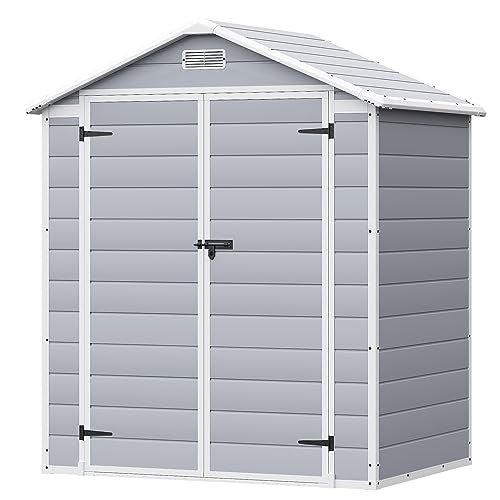 6 X 4 FT Resin Outdoor Storage Shed M38846