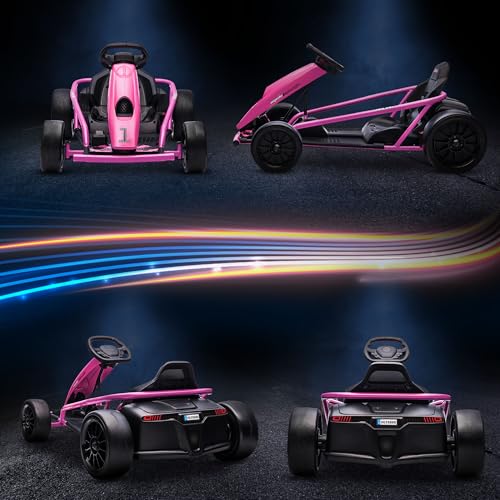 White 24V Electric Go Kart T8610