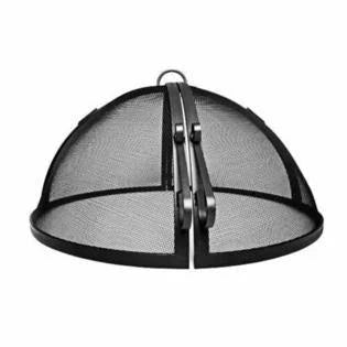 Welded Hybrid Steel Hinged Round Fire Pit Safety Screen S239