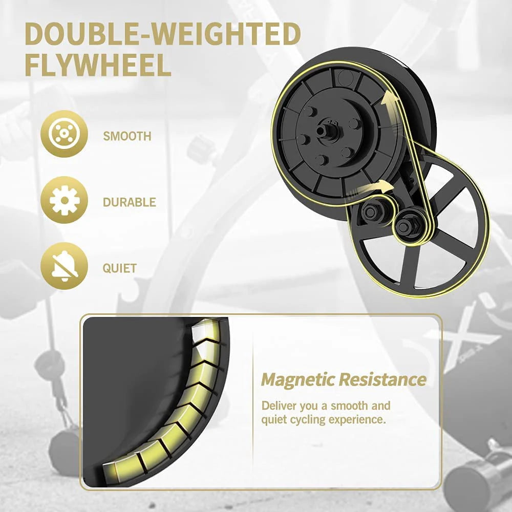 4-in-1 Folding Magnetic Exercise Bike E807
