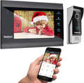 Wireless WIFI Video Door Phone IP Doorbell Intercom System with Camera 7 Inch 1x1080P Wired Camera Night Vision N49596