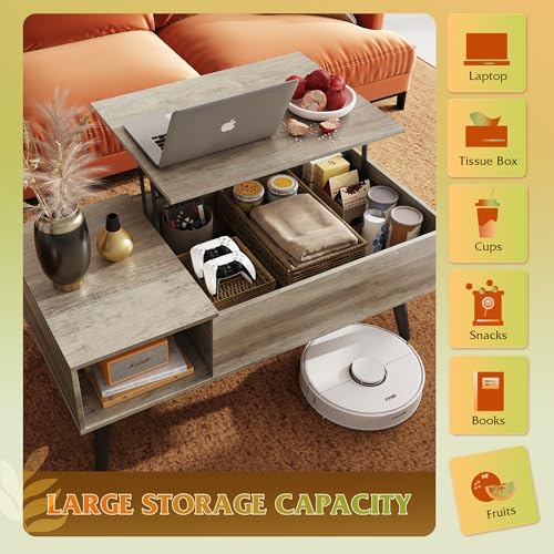Lift Top Coffee Table with Storage W21725