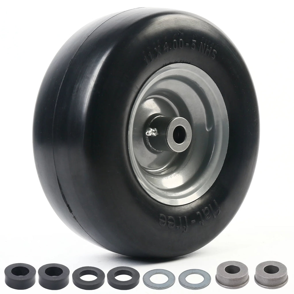 Flat Free Lawn Mower Tire and Wheel L907014