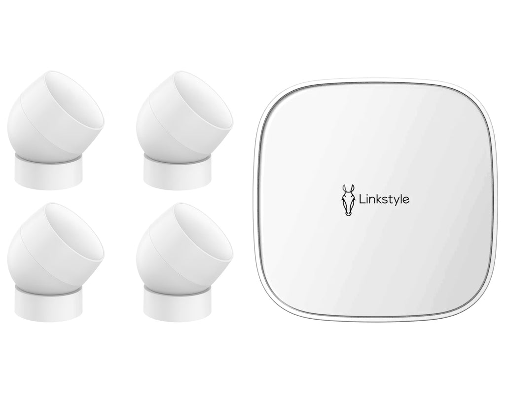 PIR Motion Sensor Plus Wireless Security Hub with Alarm 5Pcs Bundle S415952