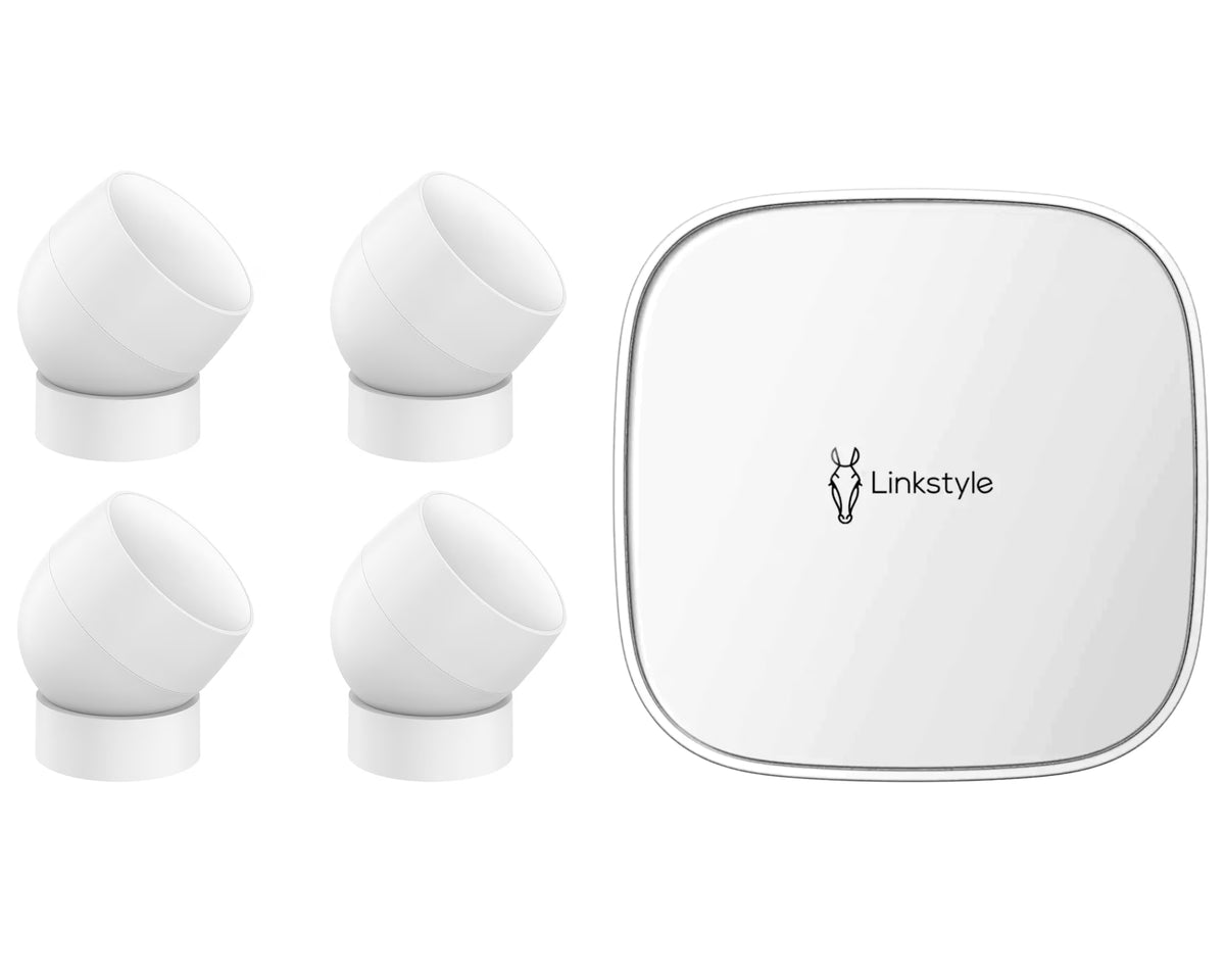 PIR Motion Sensor Plus Wireless Security Hub with Alarm 5Pcs Bundle S415952