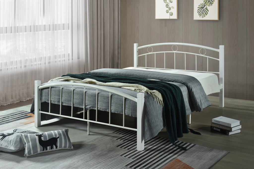 Metal Platform Bed with Headboard and Footboard Full Size P8198