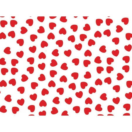 Hearts 26x22 x 833 Full Ream Roll Gift Wrap A686