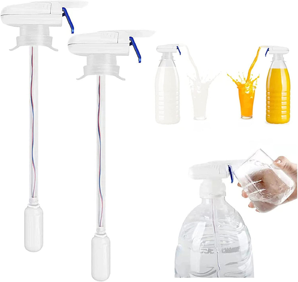 2 Pcs Automatic Drink Dispenser for Fridge Gallon E865