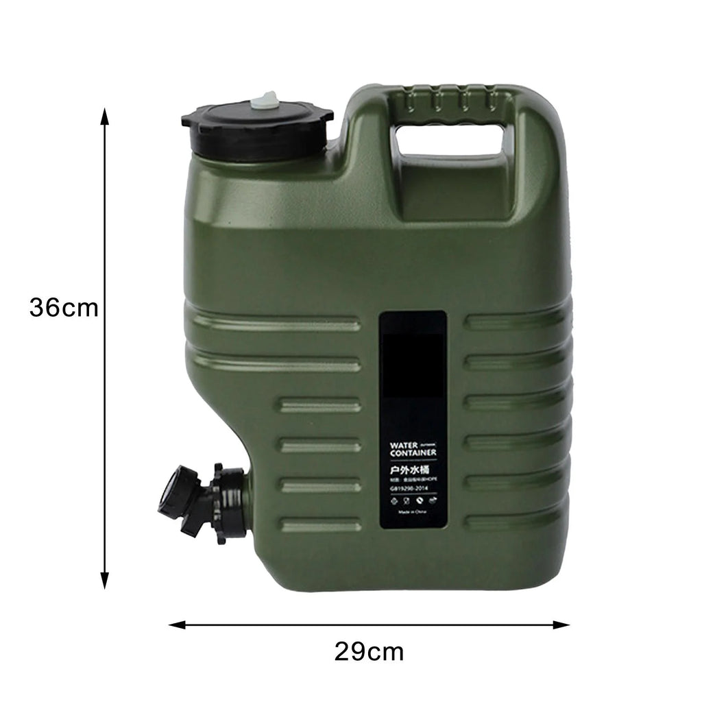 Green 18L Camping Water Storage Jug with Spigot M57341