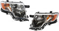 Headlight Set of 2 Halogen With bulbs V897