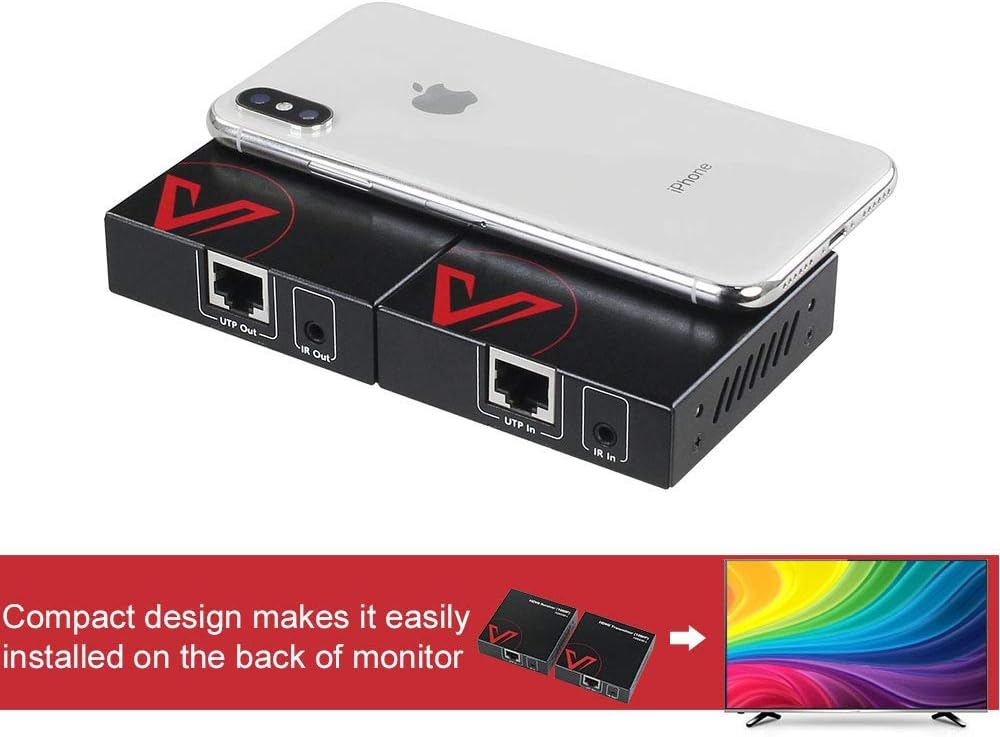 HDMI Extender Over Cat5e/6a/7 with IR Remote Control C1160