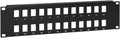 24 Port 19" 2U Blank Keystone Patch Panel, 10 Pack X14931