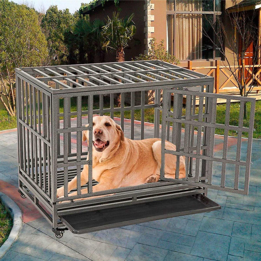 Heavy Duty Metal Dog Cage H26923