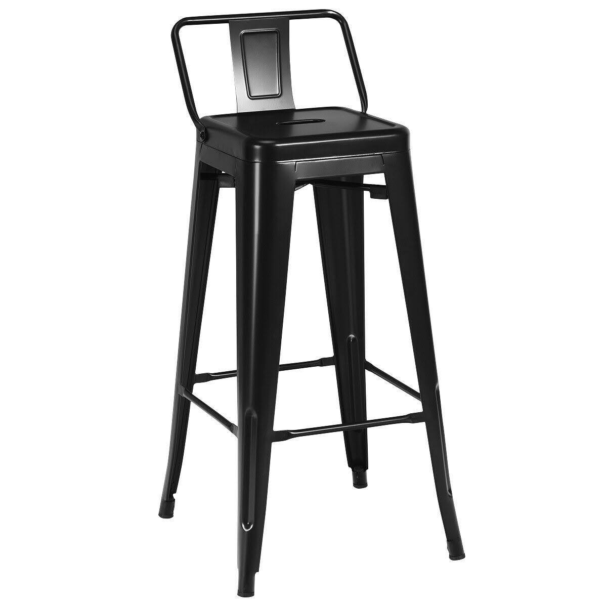 Black Metal Barstools Set of 4 C966151
