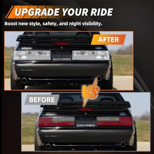 Smoked Lens Tail Light with Housing H17404