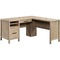 L-Shaped Engineered Wood Home Office Desk in Prime Oak I766448