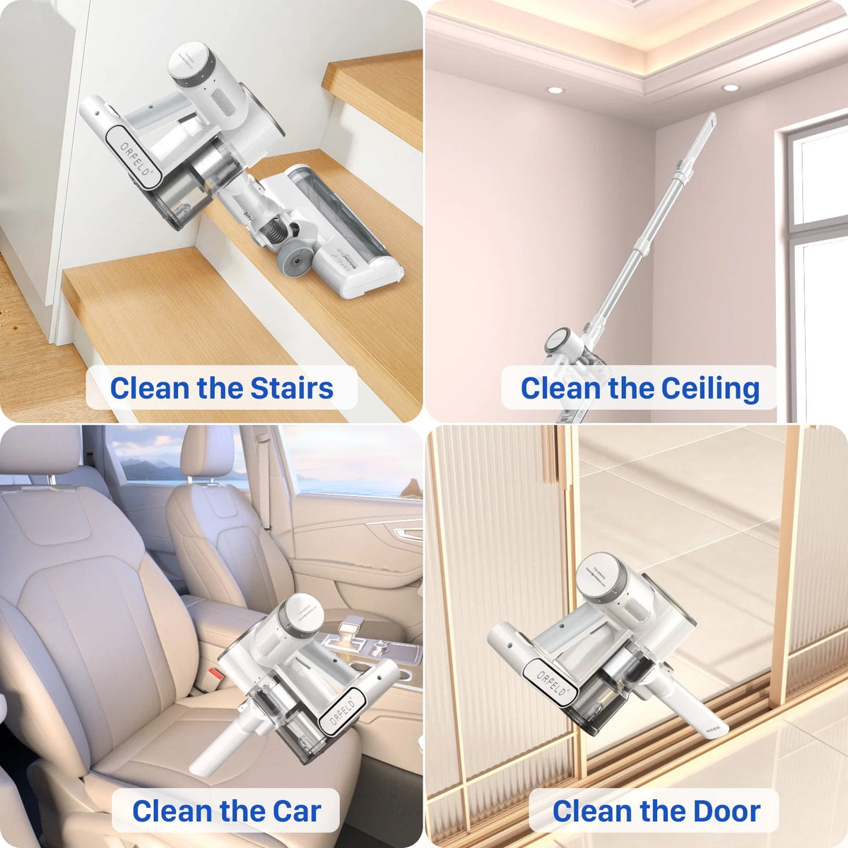 Cordless Vacuum Cleaner 20000Pa 2 in 1 L8245