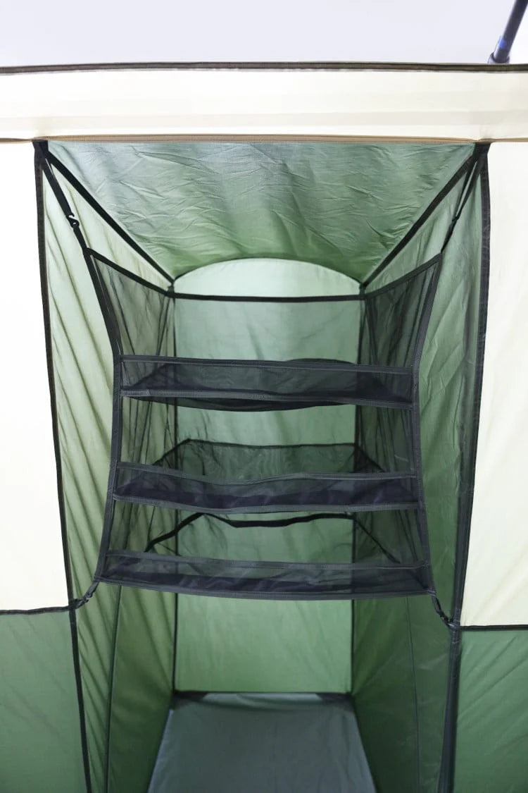 12 Person 3-Room Cabin Tent, Green F705447