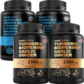 Turmeric & Ginger and Nootropic Brain Supplement Bundle B286