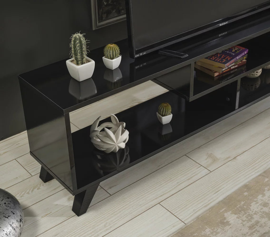 Black 67 Inch Tv Stand F8458